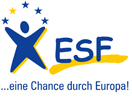 Logo des Europäischen Sozialfonds - Eine Chance durch Europa!