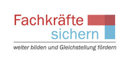 Logo Fachkräfte sichern: weiter bilden und Gleichstellung fördern