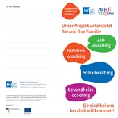 Flyer Netzwerk für Familien mit Weit.Blick