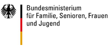 Logo des Bundesministeriums für Familie, Senioren, Frauen und Jugend